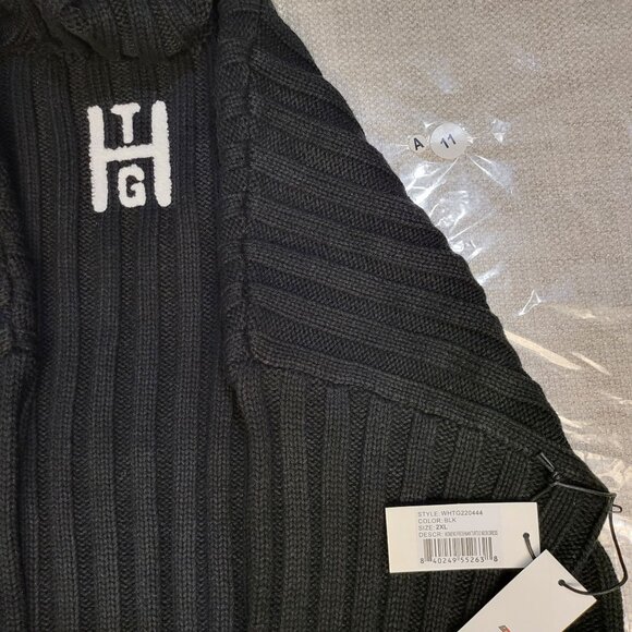 Woman's Honor The Gift Cable Knit Sweater Dress Black Size 2XL NWT $150 - Picture 6 of 11